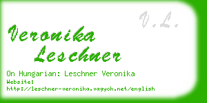 veronika leschner business card
